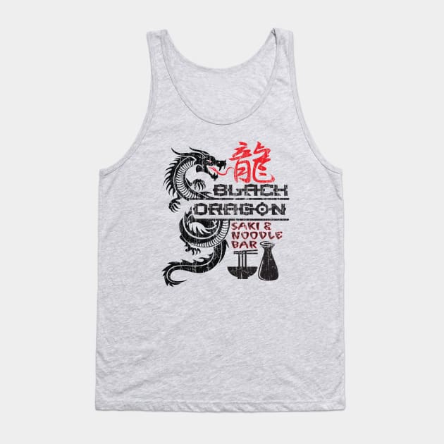 Black Dragon Saki & Noodle Bar Tank Top by silvercloud